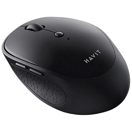 Wireless Mouse Havit MS76GT plus, 1000-1600dpi, 6 buttons, Ambidextrous, 1xAA, 2.4Ghz, Grey/Black