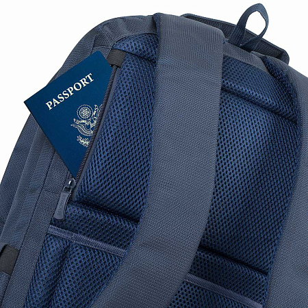 Backpack Rivacase 8460 ECO, for Laptop 17,3" & City bags, Dark Blue