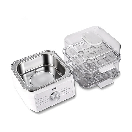 Raf Food Steamer R.5431, 4.5L+3.8L, 1200W, White