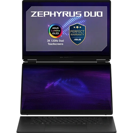 Игровой ноутбук 16" ASUS ROG Zephyrus Duo 16 GX651AR, Stellar Grey, Intel Core Ultra 9 386H, 32Гб/1024Гб, Windows 11 Home