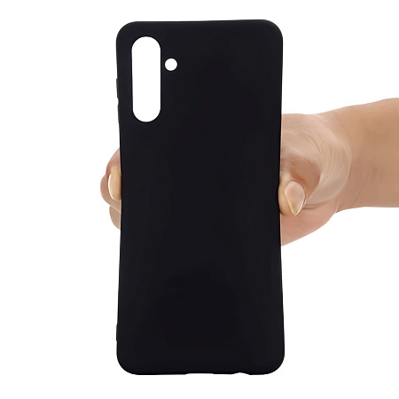 Helmet Case Liquid Silicone Samsung A04S, Black