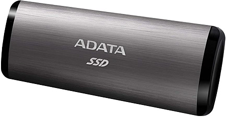 Внешний портативный SSD накопитель ADATA SE760, 512 GB, Titanium (ASE760-512GU32G2-CTI)