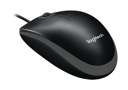 Mouse Logitech B100 OEM, 1000 dpi, 3 buttons, Ambidextrous, 90g, 1,8m, USB, Black Mouse Logitech B100 OEM, 1000 dpi, 3 buttons, Ambidextrous, 90g, 1,8m, USB, Black