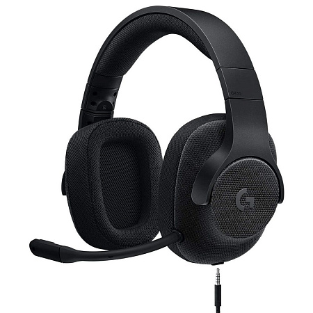 Игровая Гарнитура Logitech G433, Беспроводной/Проводной, Чёрный