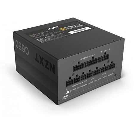 Блок питания для компьютеров NZXT C650, 650Вт, ATX, Полностью модульный