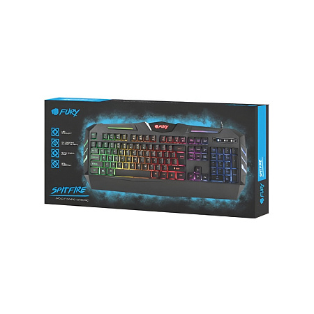 Fury Keyboard Spitfire, US Layout, With Backlight Fury Keyboard Spitfire, US Layout, With Backlight