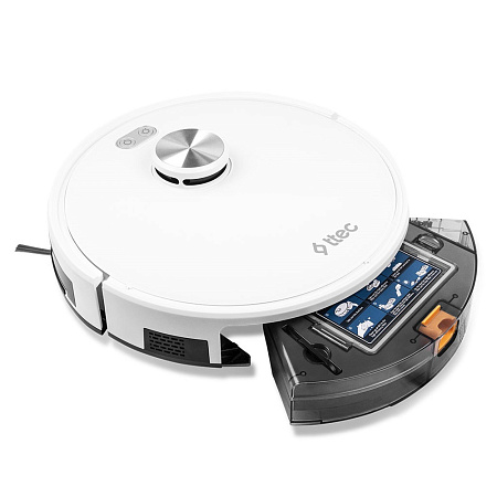 ttec Robot Vacuum with Automatic Dust Disposal Robi ProMaster+, White
