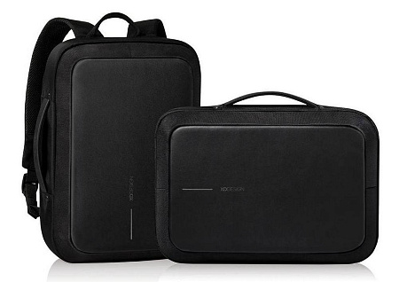 15.6" Bobby Bizz anti-theft backpack & briefcase, Black, P705.571