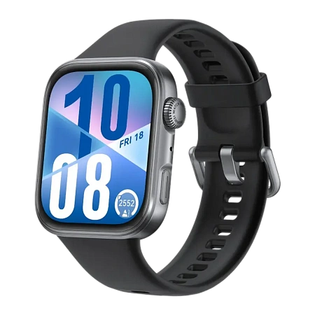 Умные часы Huawei Fit 4, Чёрный, iphone, xiaomi, samsung, oppo, чехол, стекло