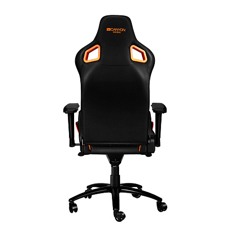 Gaming Chair Canyon Corax, Maximum load 150 kg, Headrest & Lumbar cushion, Black/Orange