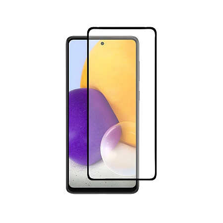 Helmet Diamond Glass 4D Samsung A73, Black