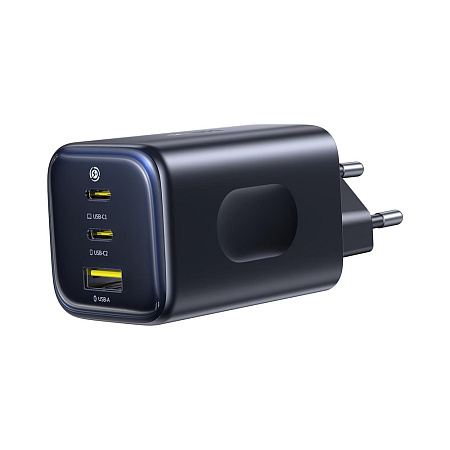 Baseus Wall Charger GaN 2*Type-C+1*USB-A 100W, PicoGov Series AE11, Cosmic Black
