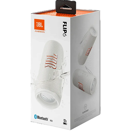 Portable Speakers JBL Flip 6, White