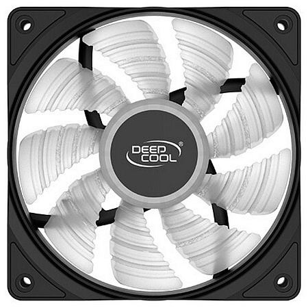 PC Case Fan Deepcool RF120W, 120x120x25, 21.9 dB, 48.9 CFM, 1300PM, White LED, Hydro Bearing
