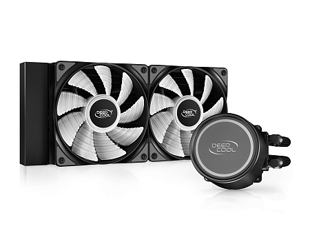 AIO Liquid Cooling Deepcool "GAMMAXX L240 ARGB" (≤30 dB(A), 69.34 CFM, 2x120mm, ARGB, 250W, 1330g)