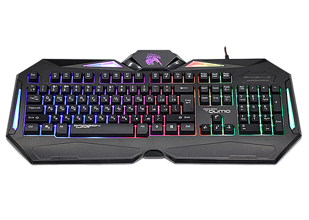 Клавиатура QUMO Spirit, Проводное, Чёрный