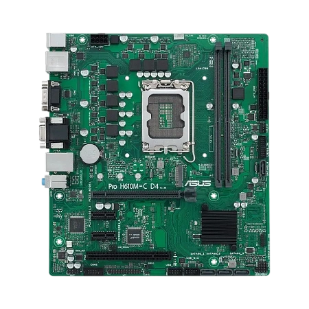 Материнская плата ASUS PRO H610M-C D4-CSM, LGA1700, Intel H610, Micro-ATX