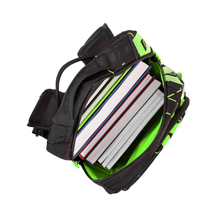 Backpack Rivacase 5430, for Laptop 15,6" & City bags, Black/Lime