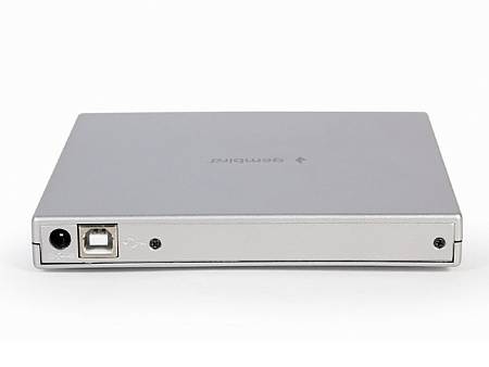 External Slim DVD-RW Drive Gembird "DVD-USB-02-SV", Silver, (USB2.0)
