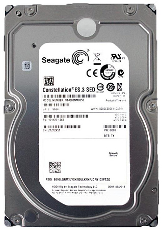 3.5" HDD 4.0TB -SATA -128MB Seagate "Constellation ES.3 (ST4000NM0053)" Ref 3.5" HDD 4.0TB -SATA -128MB Seagate "Constellation ES.3 (ST4000NM0053)" Ref