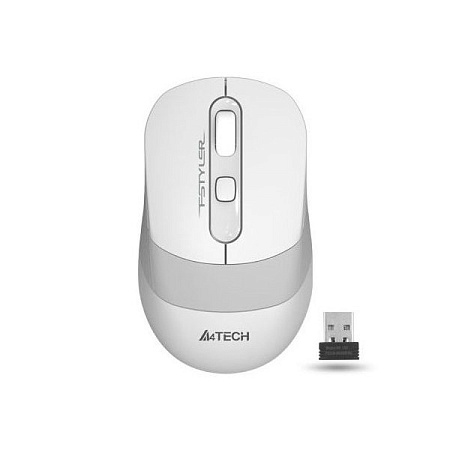 Wireless Mouse A4Tech FG10, 1200-2000 dpi, 4 buttons, 88g, Ambidextrous, Programmable, 1xAA, 2.4Ghz,