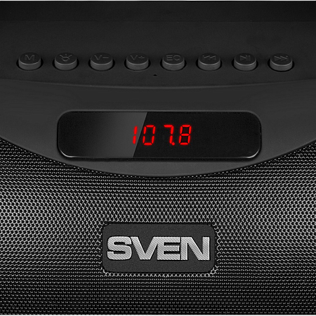 Speakers SVEN "PS-425" 12w, Black, Bluetooth, Karaoke, microSD, FM, AUX, USB, power:1500mA, DC5V Speakers SVEN "PS-425" 12w, Black, Bluetooth, Karaoke, microSD, FM, AUX, USB, power:1500mA, DC5V