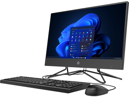 HP AIO 200 G4 Black (21.5" FHD IPS Core i5-10210U 1.6-4.2GHz, 8GB, 256GB, DVD-RW, DOS)