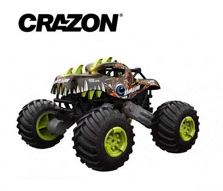 Радиоуправляемая игрушка Crazon Oversize Wheel Cross-Road, 1:10, Зелёный (333-DJ19161)