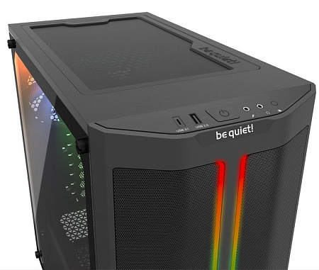Case ATX be quiet! Pure Base 500 DX, w/o PSU, 3x140mm, 2xARGB Strips, Tempered Glass, Dust filters, 