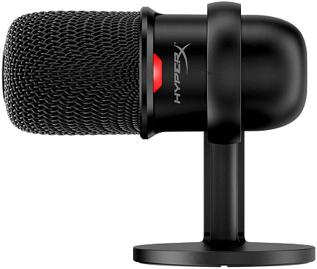 Microphones HyperX SoloCast, 14mm condenser capsules, Cardioid, 74db, -6 db, 96 kHz, 24bit, Tap-to-M
