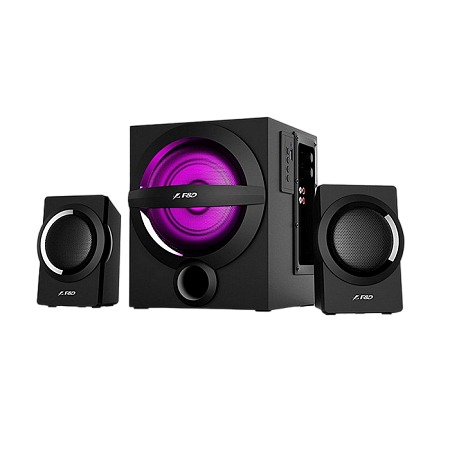 Speakers F&D A140X Black, Bluetooth, USB reader, LED, Remote control, 37w / 13w + 2 x 12w / 2.1