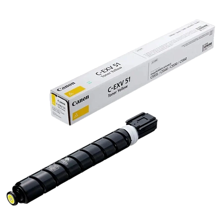 Тонер Canon C-EXV51, Желтый,бумага ,чернила, Opc, тонер, dvd, duracell, батарейки