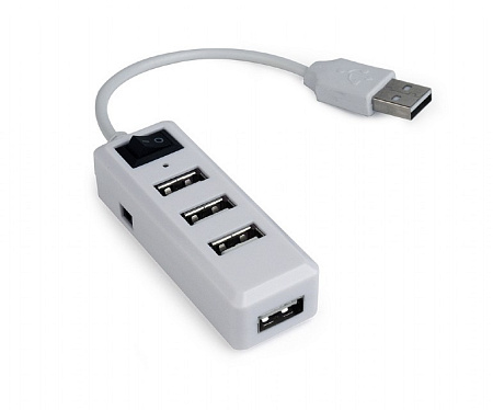 USB 2.0 Hub 4-port Gembird "UHB-U2P4-21", White