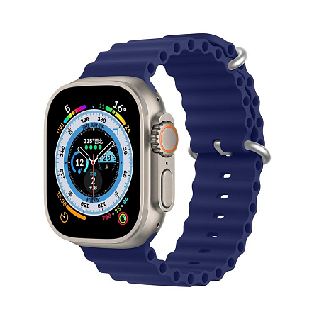 DUX DUCIS Strap Ocean Wave Version Apple Watch 38MM/40MM/41MM, Mid-Night Blue