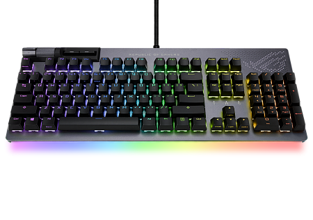 Gaming Keyboard Asus ROG Strix Flare II Animate, Mechanical, NX Red SW, PBT, AniMe Matrix LED displa