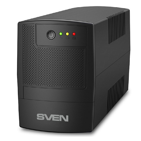 UPS SVEN UP-B1000, 1000VA/510W, Line Interactive, AVR, LED, 3*IEC(C13) sockets