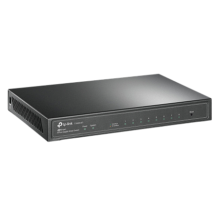  8-port 10/100/1000Mbps Switch  TP-LINK "T1500G-8T"