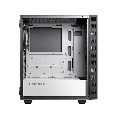 Case ATX GAMEMAX Aero, w/o PSU, 0.5mm, 2x200mm & 1x120mm ARGB fans, ARGB+PWM Hub, Front Mesh, TG, DF