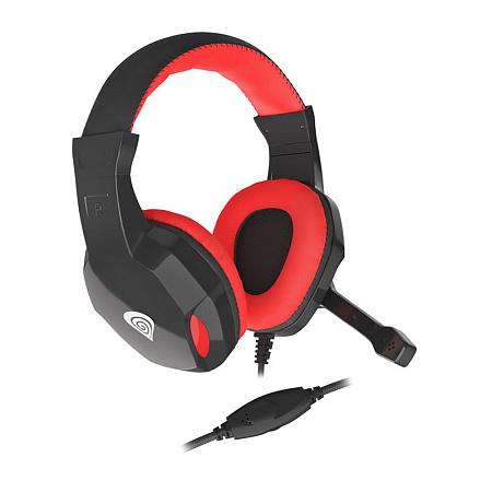 Genesis Headset Argon 110, Stereo, Black-Red Genesis Headset Argon 110, Stereo, Black-Red