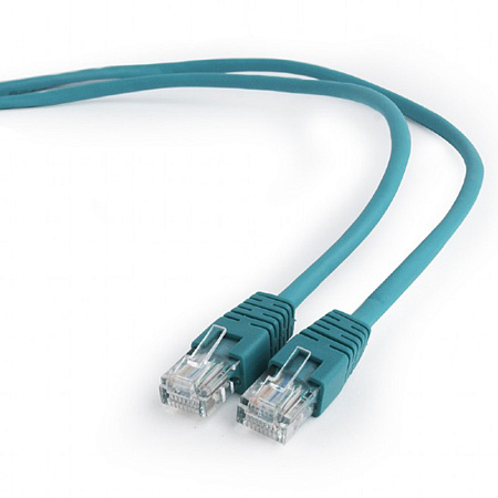  3m, Patch Cord  Green, PP12-3M/G, Cat.5E, Cablexpert, molded strain relief 50u" plugs