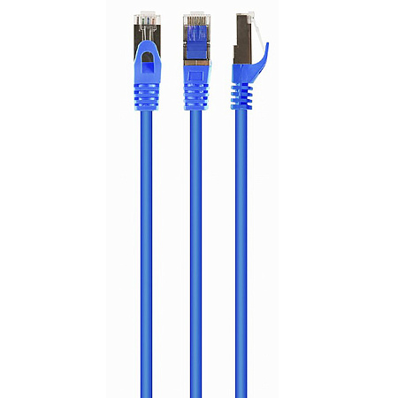 Patch Cord Cat.6/FTP,    1 m, Blue, PP6-1M/B, Cablexpert