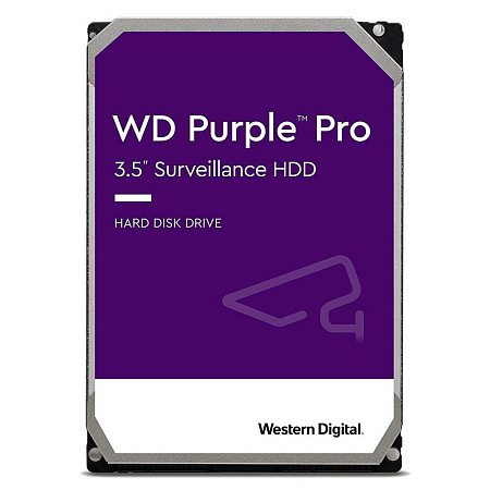 3.5" HDD 12.0TB-SATA-256MB Western Digital  "Purple Pro (WD121PURP)", Surveillance, CMR