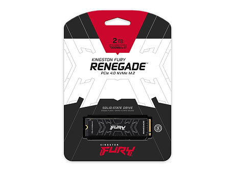 .M.2 NVMe SSD 2.0TB Kingston FURY  Renegade [PCIe 4.0 x4, R/W:7300/7000MB/s, 1000K/1000K IOPS, 3DTLC