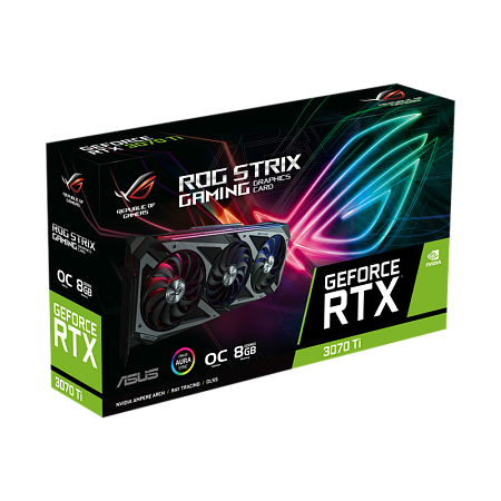 VGA ASUS RTX3070Ti 8GB GDDR6X ROG Strix Gaming OC (ROG-STRIX-RTX3070TI-O8G-GAMING) VGA ASUS RTX3070Ti 8GB GDDR6X ROG Strix Gaming OC (ROG-STRIX-RTX3070TI-O8G-GAMING)