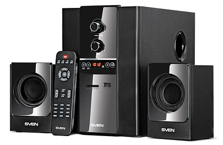 Speakers SVEN "MS-1820" SD-card, USB, FM, Black, 40w / 18w + 2x11w / 2.1