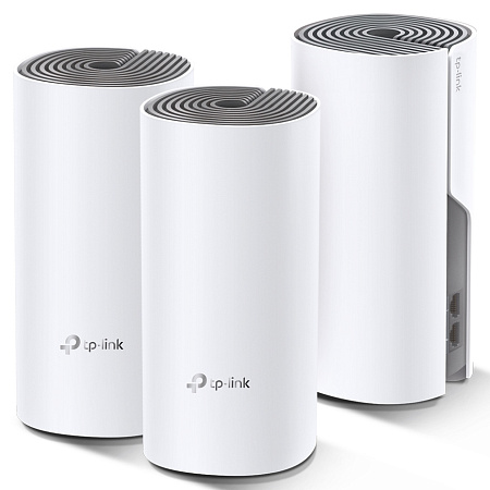 Whole-Home Mesh Dual Band Wi-Fi AC System TP-LINK, "Deco E4(3-pack)", 1200Mbps, MU-MIMO, up to 370m2
