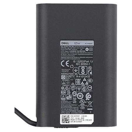 DELL  AC Adapter - Type-C 65W, Kit for Laptops with 1m power cord included.(450-AGOB)