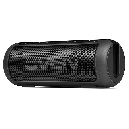 Speakers SVEN "PS-250BL" 10w, Black, Bluetooth, microSD, FM, AUX, Mic, power: 2200mA, USB, DC 5V
