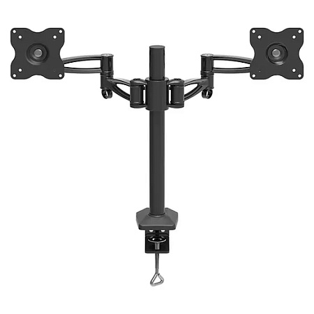 Monitor Desk mount Barkan ''E642' Black 19" - 29" Movement Dual Monitor Desk Mount