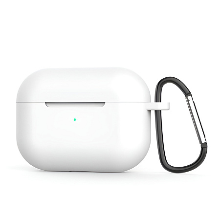 Helmet Case Silicone Airpods Pro, White Helmet Case Silicone Airpods Pro, White